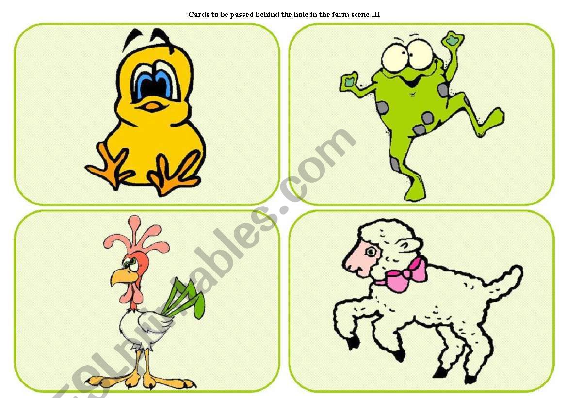 Who`s in the farm? - practising farm animals with kids (part 2 / 4)